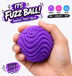 Fuzz Ball Squishy Stress Ball - Soft Slow Rise Sensory Fidget Toy - Tactile Squeeze Ball for Anxiety Relief - Calming Moldable Fidget Toy for Stress Relief & Focus Enhancement