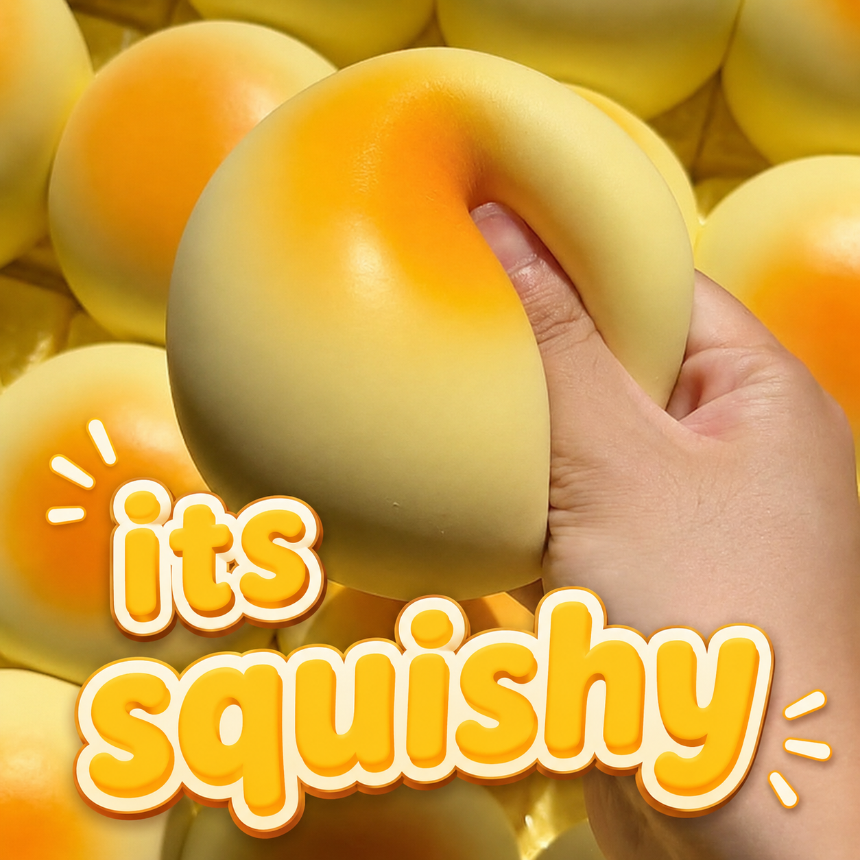 Sticky Bread Slow Rising Squishy - Silky Smooth Realistic Toast Shaped Slow Rise Squishies - Round Bread Squishy Food Squishies for Adults - Stress Relief & Sensory Fidget Toy