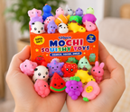 30 Pack Squishy Toys - Kawaii Squishies Party Favors for Kids 4-8 8-12 Treasure Box Toys for Classroom Birthday Xmas Gifts Goodie Bag Mini Animals - Squishy Stress Relief Sensory Toys Random