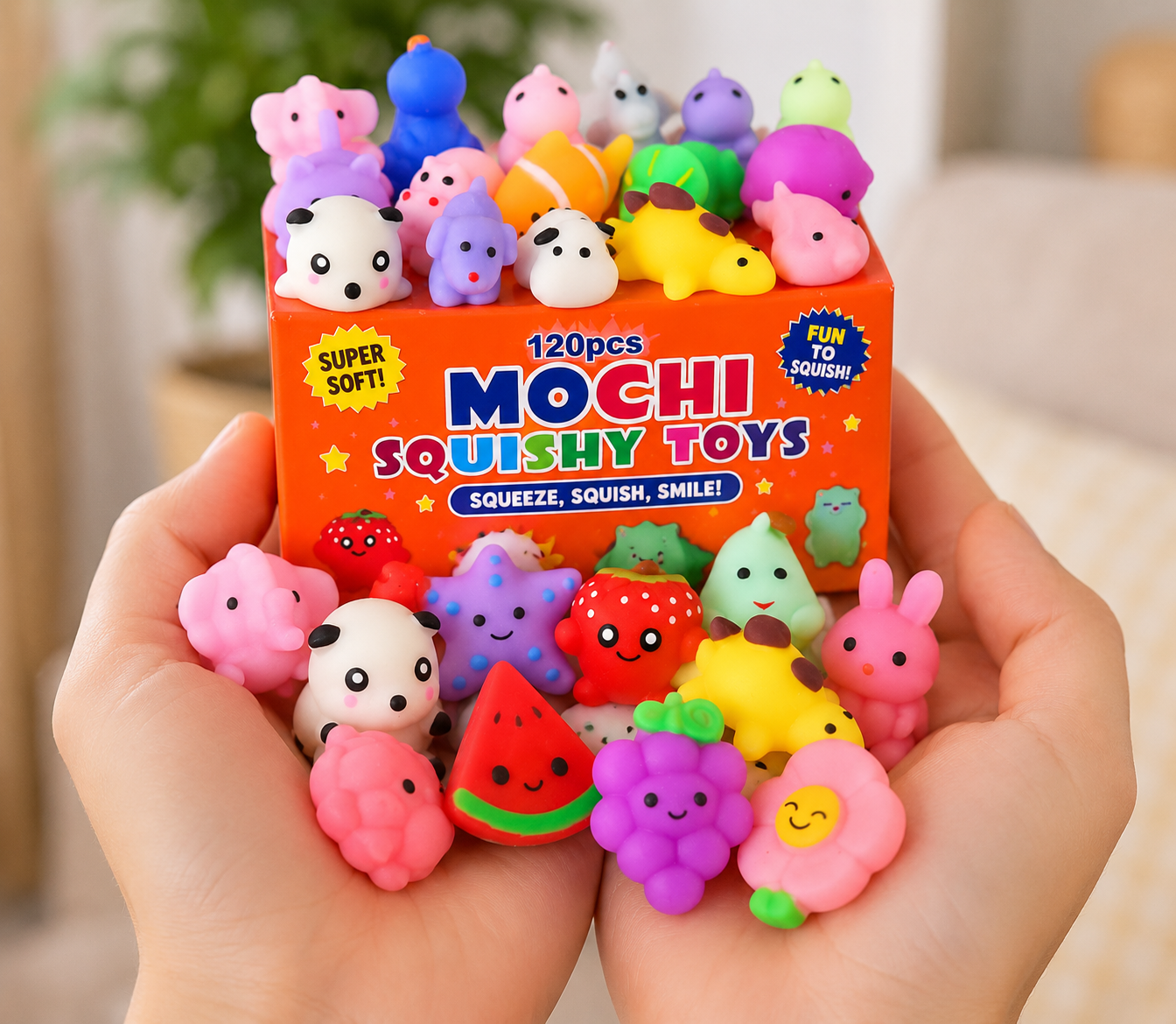 30 Pack Squishy Toys - Kawaii Squishies Party Favors for Kids 4-8 8-12 Treasure Box Toys for Classroom Birthday Xmas Gifts Goodie Bag Mini Animals - Squishy Stress Relief Sensory Toys Random