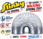 The Original Slinky Walking Spring Toy - 2.75-inch Diameter Metal Slinky - Fidget Toys