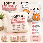 Bread Butter Squishy - Slow Rising Squishy Stocking Stuffers Stress Balls -Stress Relief & Fidget Toys for ADHD - Party Favor Gift (White)