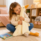 Goose Stuffed Animal – 19.7 Inch Soft Plush Goose Hugging Pillow for Kids