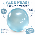 4 PCS Squishy Toy Set Baby Donut Coconut Cube Soft Squeeze Sensory Fidget Toys