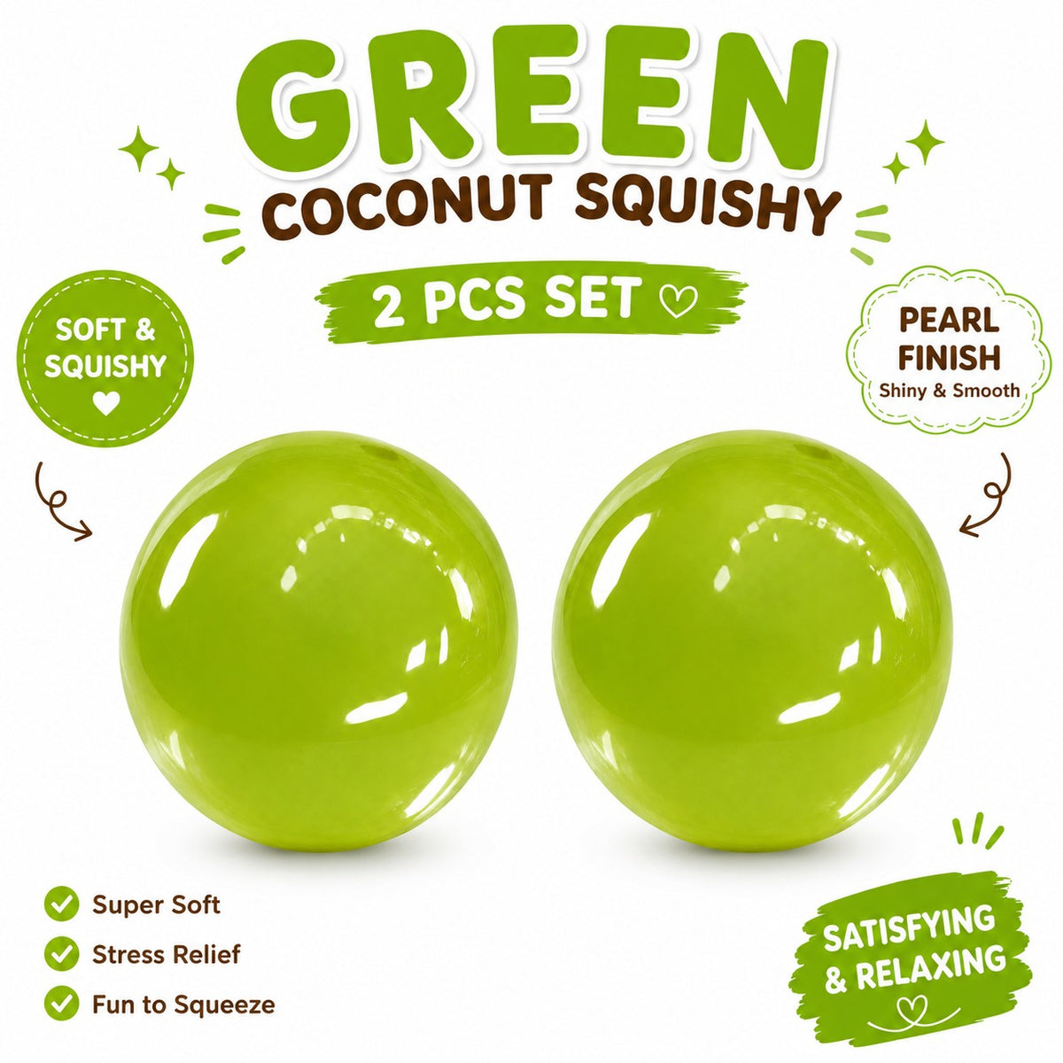 Coconut Oil Squishy - Coconut Oil Slow Rising Squeeze Stress Ball Clear Jelly Bubblegum Texture Coconut Oil Squishy Toy