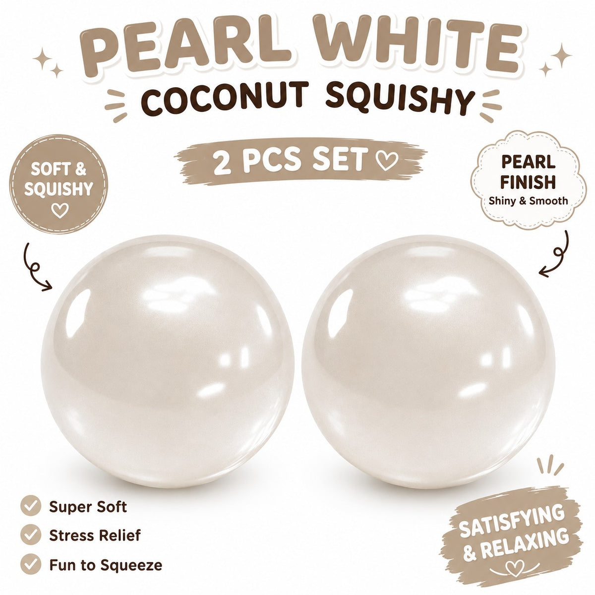 Coconut Oil Squishy - Coconut Oil Slow Rising Squeeze Stress Ball Clear Jelly Bubblegum Texture Coconut Oil Squishy Toy