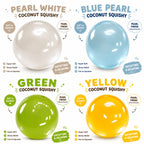 Coconut Oil Squishy - Coconut Oil Slow Rising Squeeze Stress Ball Clear Jelly Bubblegum Texture Coconut Oil Squishy Toy