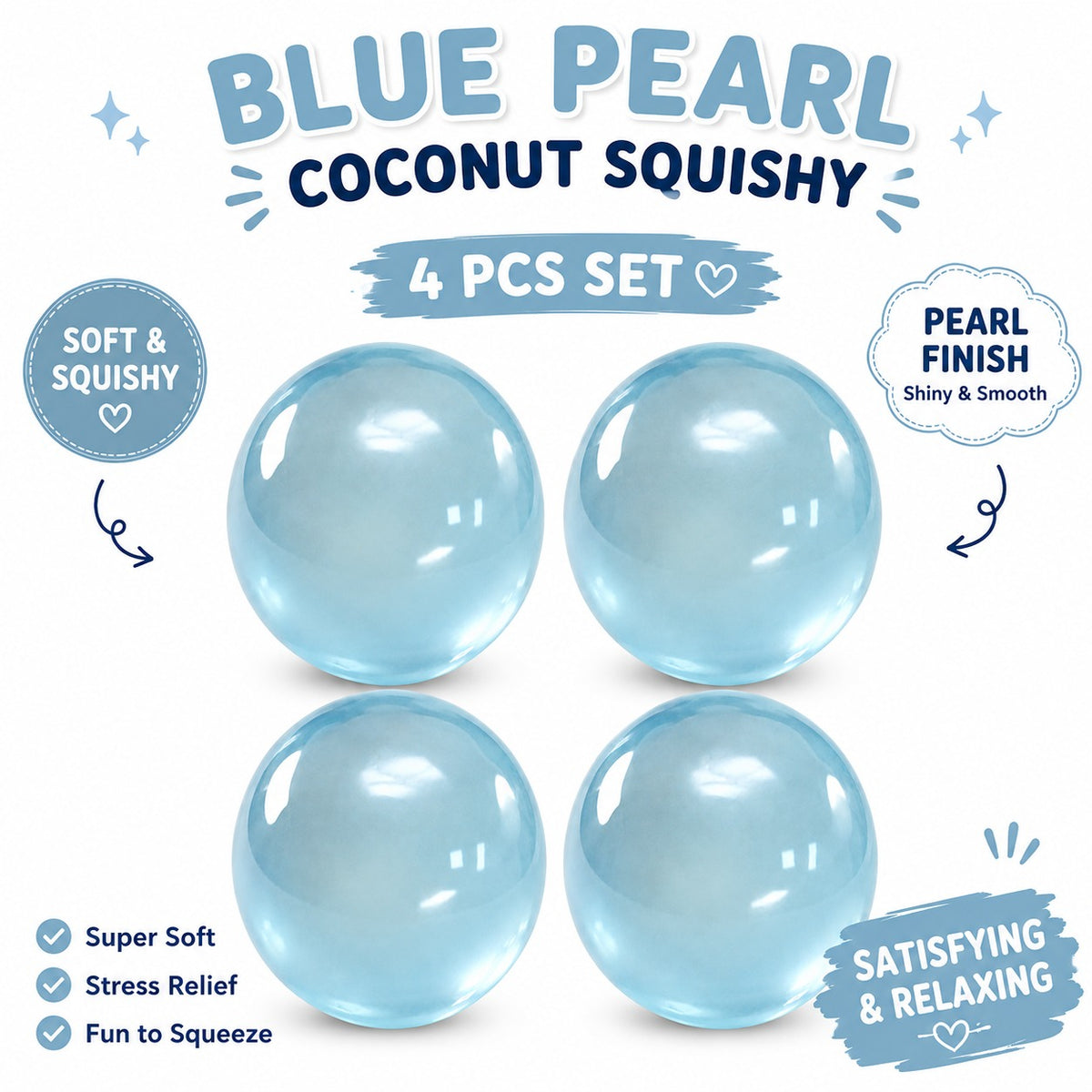 Coconut Oil Squishy - Coconut Oil Slow Rising Squeeze Stress Ball Clear Jelly Bubblegum Texture Coconut Oil Squishy Toy