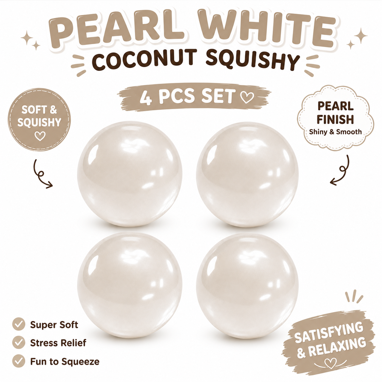Coconut Oil Squishy - Coconut Oil Slow Rising Squeeze Stress Ball Clear Jelly Bubblegum Texture Coconut Oil Squishy Toy