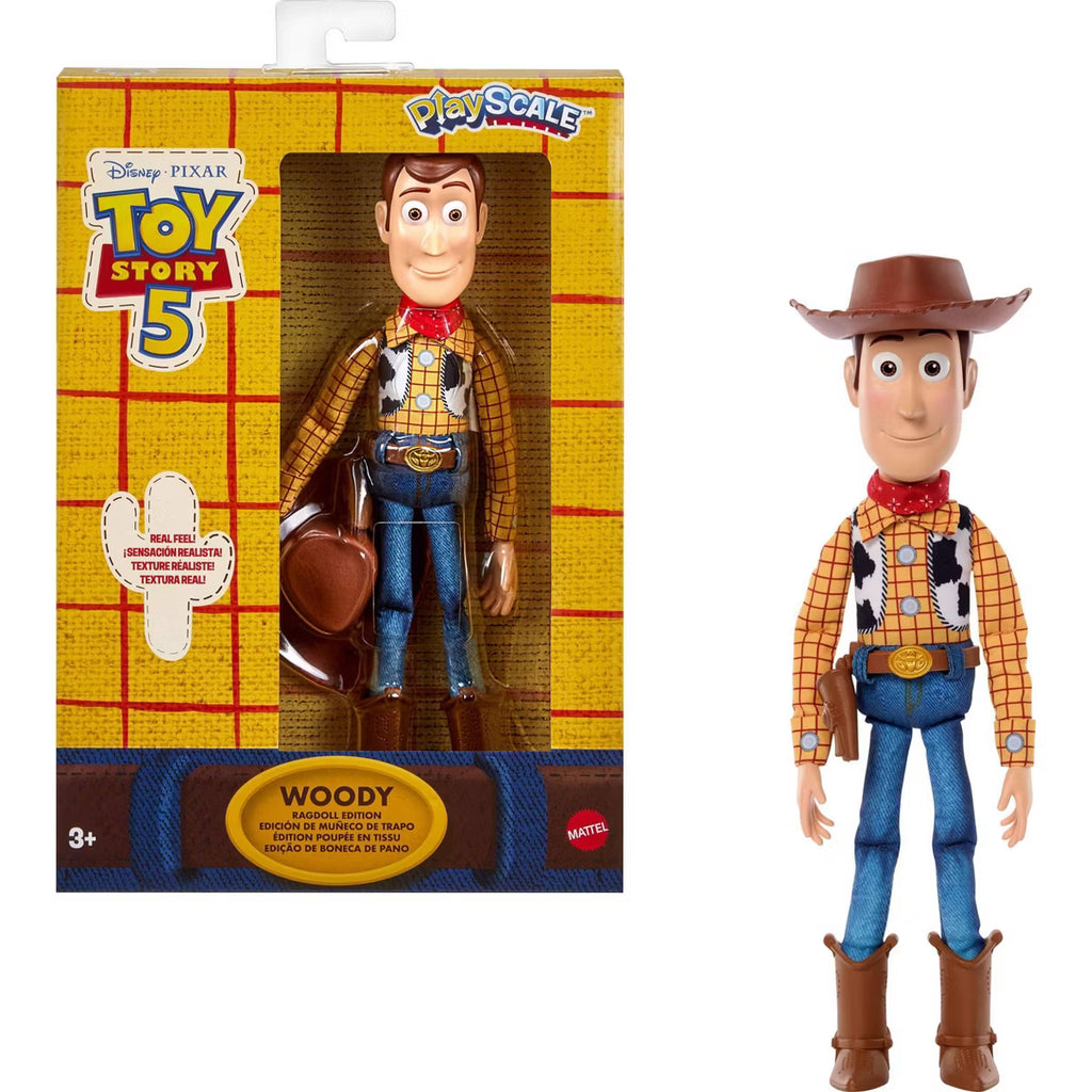 Toy Story 5 Woody & Jessie 7" Ragdoll Edition Reel Feel Dolls Figures Movie 2026
