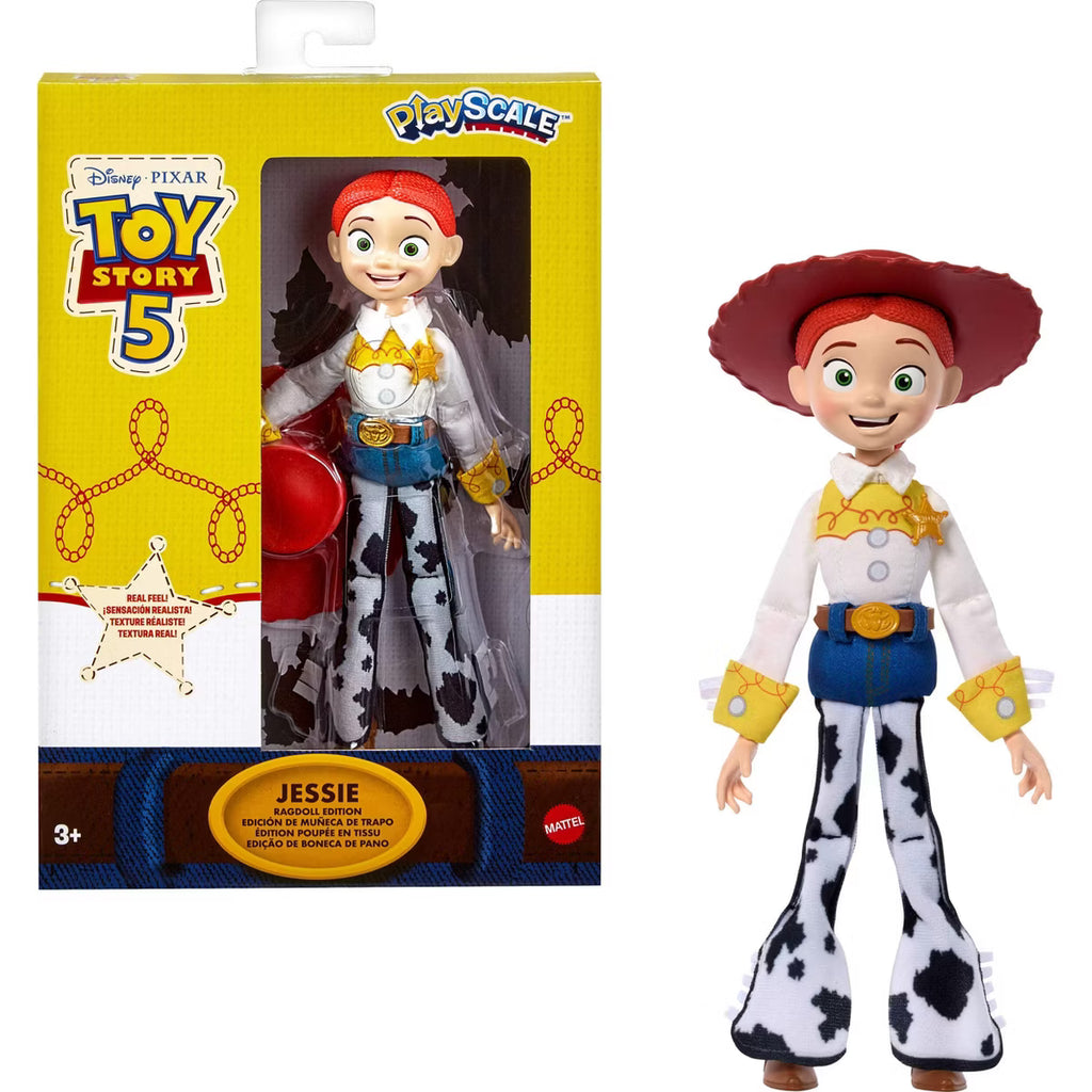 Toy Story 5 Woody & Jessie 7" Ragdoll Edition Reel Feel Dolls Figures Movie 2026
