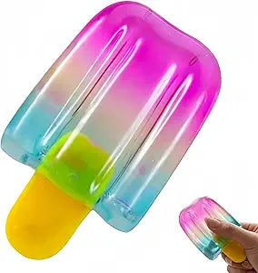 Ice Cream Squishy Toy - Summer Sensory Stress Relief Squeeze Popsicle