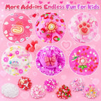 6 Pack Slimes - Pink Slime Kids - Cloud Slime kit for Girls Ages 8-12 - Toys for Girls and Boys - for Kids Slime Set Party kit Goodie Bag Stuffers - 4 5 6 7 8 9 10 Year Old Girl Birthday Gift Cute Stuff