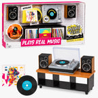 MGA's Miniverse Real Music Record Player Mini Collectibles Mini Playable Record Player Featuring Beethoven
