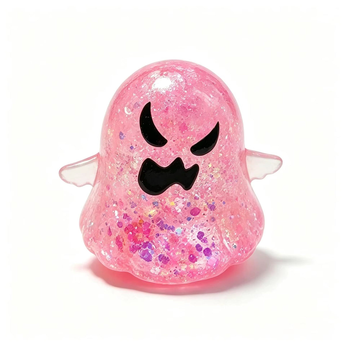 7cm Halloween Glow-in-the-Dark Ghost TPR Squishy Fidget Toy