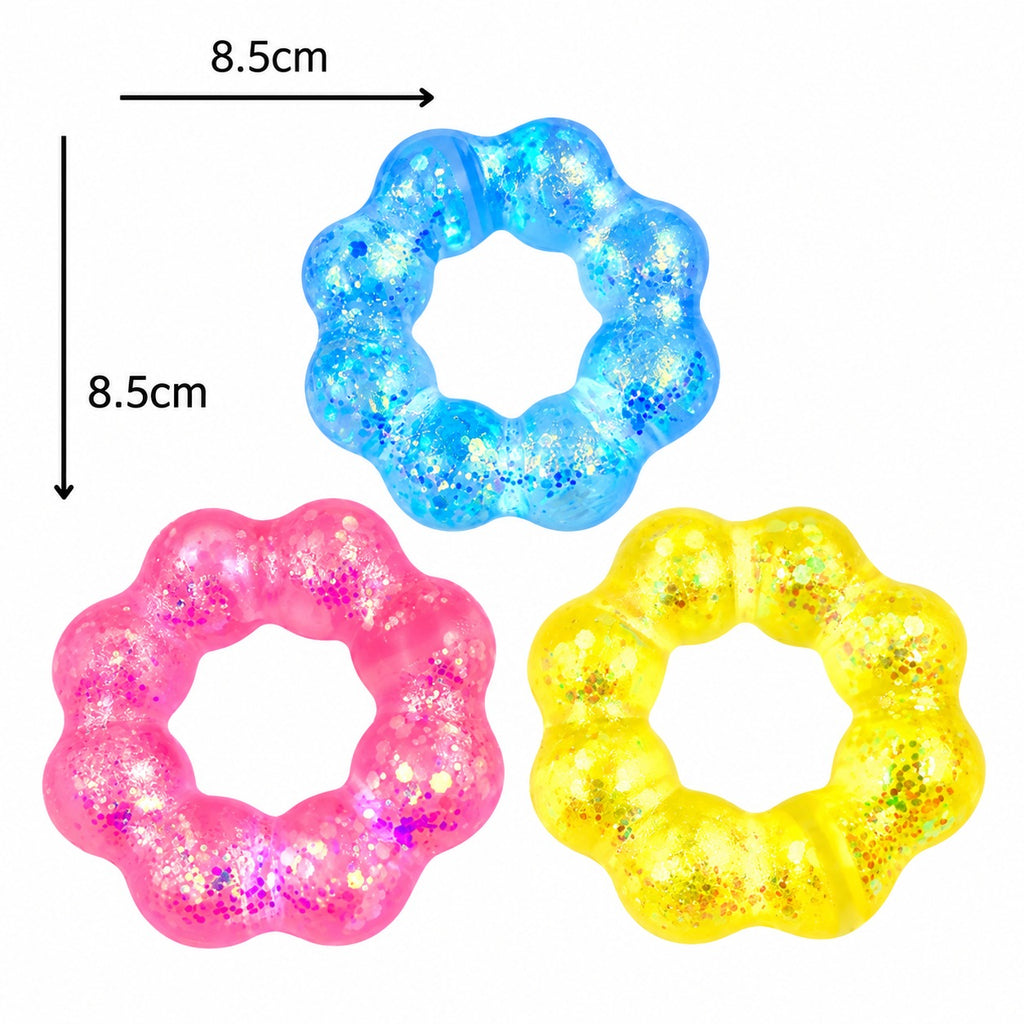 8.5 cm Aurora Round Bracelet TPR Squeeze Fidget Toy