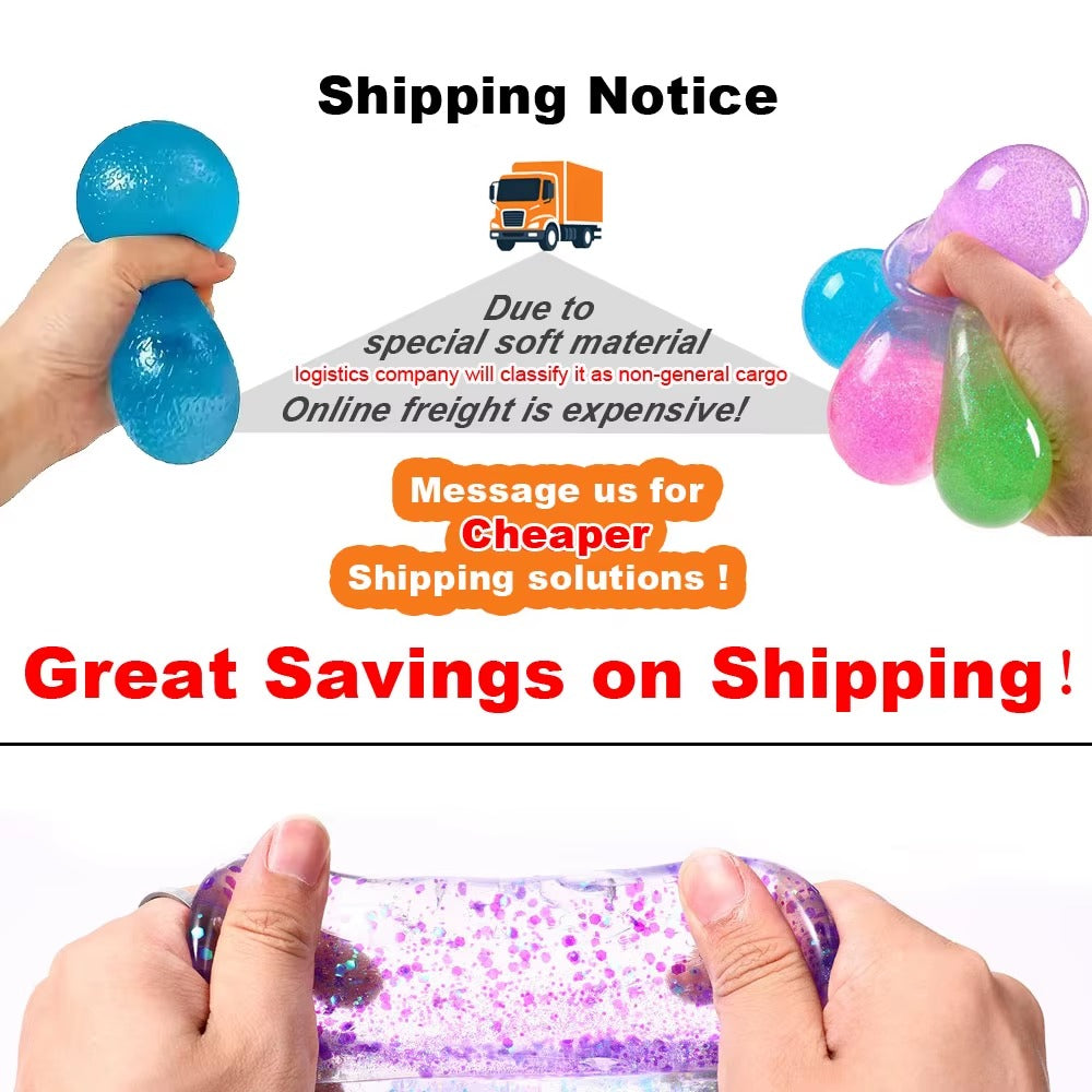 8.5 cm Aurora Round Bracelet TPR Squeeze Fidget Toy