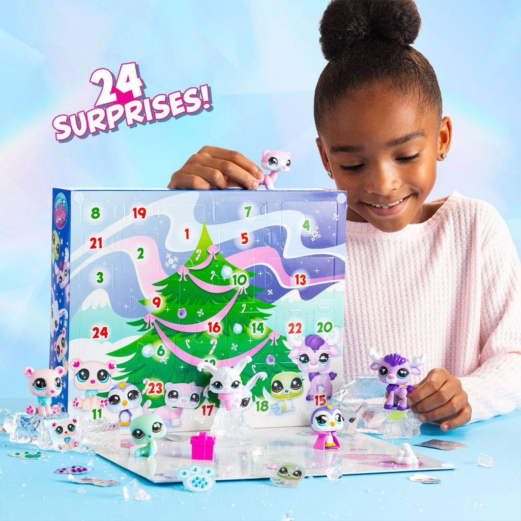 Littlest Pet Shop Glam Glacier Holiday Advent Calendar for Kids