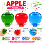 Apple Squishy - Apple Squishies - Cute Sensory Fidget Stress Ball for Anxiety - Classroom Rewards - Party Favors