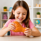 Squishy Fried Chicken Squish Toy - Ages 3+