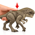 Jurassic World Distortus Rex Dinosaur Action Figure, 16 Inch Villain Dino with Chomping Action