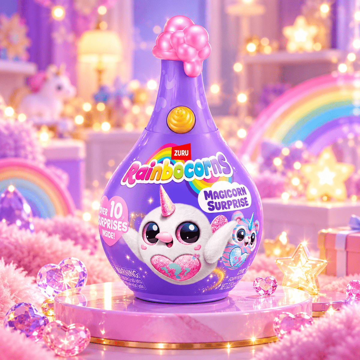 Rainbocorns Magicorn Small Stuffed Animal