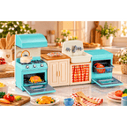 Mini Brands Magic Cook Kitchen Playset Series 1 by ZURU, Miniature Kitchen Set with Utensils & Accessories