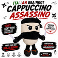 Italian Brainrot Plush - Cappuccino Assassino - Cute Stuffed Figure Doll for Kids and Adults Inspired Plush Toy