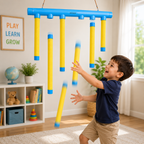 Reflex Drop Sticks Challenge Game - Hand Eye Coordination Training Toy - Reaction Time Training - Hand Speed Challenge Games - Adjustable Speed Catching Sticks Game