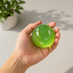 Coconut Oil Squeeze Toys  - 2 Pack Malt Sugar Balls Filled Stress Relief Squishy Soft Non-Sticky Sensory Fidget Toy for Adults Anxiety Relief