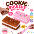 Silicone Stress Relief Squishy - 2 PCS Cookie Sticky Taba Squishy Fidget Toys Adults - Ultra-Soft Squeeze Toys - Fun Silicone Enjoy Decompression Toy - Soft and Relaxing Squeezing Toy