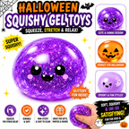 Halloween Spooky Ghost Ball-Halloween Baozi Squeeze with Box-Stress Relief Fidget Sensory for Anxiety Relief