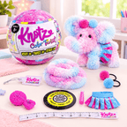 Just Play Knotz Color Twist Series 2 Animal DIY Kids' Toy – Creative Craft Activity Set, Pack of 2, Ages 8+