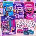 KPop Demon Hunters Bracelet Making Combo – Sparkle Bracelet Kit + Rumi, Mira & Zoey Friendship Bracelet 3-Pack