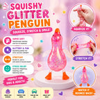 Cute Duck Squishy Sugar Stress Ball - Soft Duck Stress Relief Sugar Ball Toys and Moldable Slow Rise Relaxing Sensory Fidget Stress for Anxiety Relief(Pink)