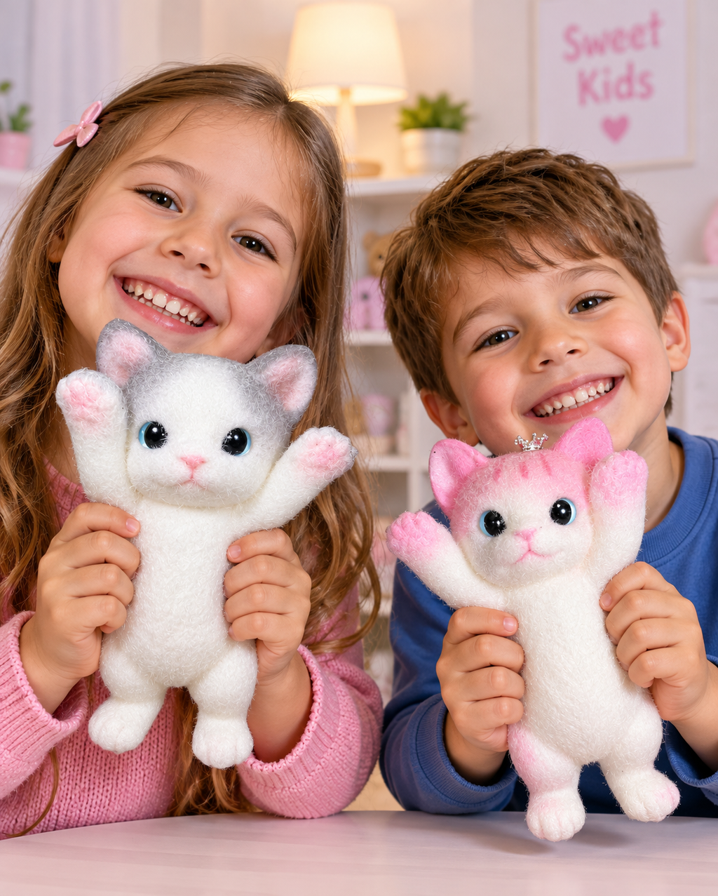 3D Chubby Cat Squishy for Stress Relief – Hyper-Realistic Cat Squeeze Sensory Tool for Adults & Teens 16+ | Ultra-Soft Decompression Fidget Toy | Cute Collectible Desk Decor (Gray)