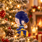 KPop Demon Hunters HUNTR/X Character Holiday Tree Decoration – Collectible Ornament, Choose Rumi, Mira or Zoey — Mira