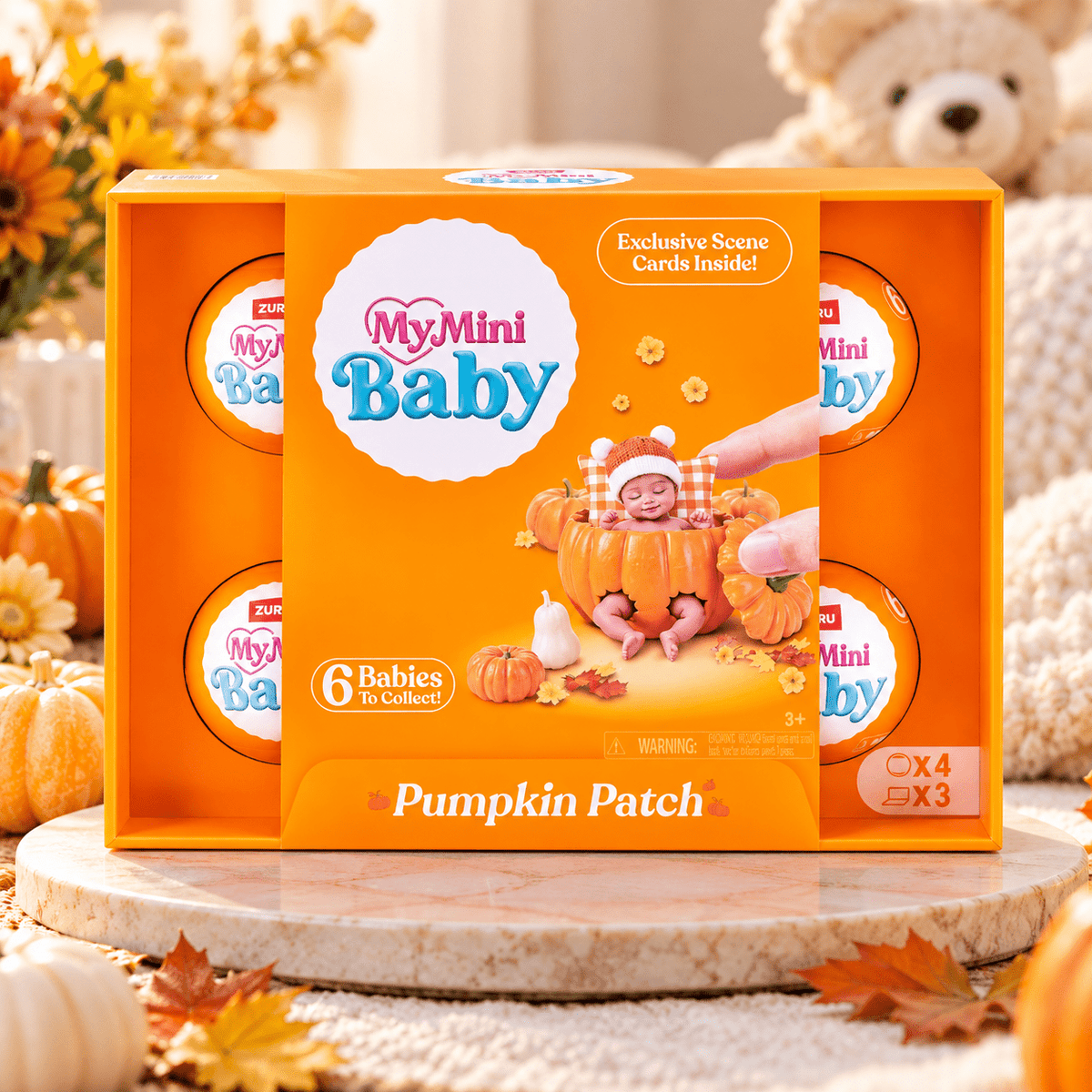 ZURU My Mini Baby Doll Toy – Pumpkin Patch — Single Pack