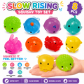 8 Pack Jumbo Glitter Mochi Squishy Toys Animals Squishy Stress Relief Toys Kids Party Favors
