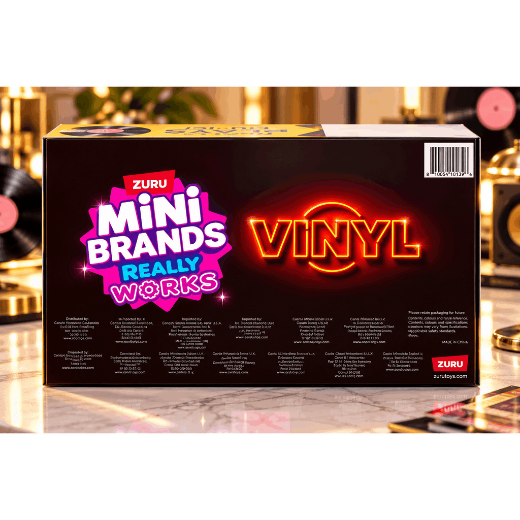 Zuru Mini Brands Mini Vinyls Playset with Three Capsules