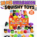 30 Pcs Halloween Mochi Squishy Toy for Kids, Party Favors Non Candy Treats