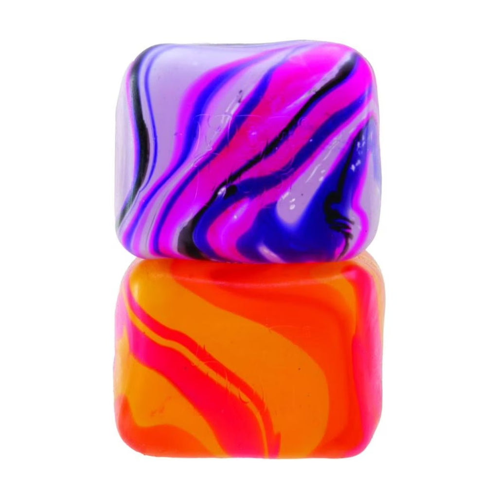 NeeDoh Swirl Nice Cube, Satisfying Square Shaped Sensory Toy, Colors May Vary, Children Ages 3+