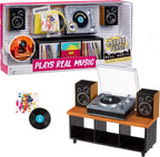 MGA's Miniverse Real Music Record Player Mini Collectibles Mini Playable Record