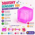 Cube Stress Ball – Sensory Toy - Soft Squeeze Fidget Toy for Stress Relief
