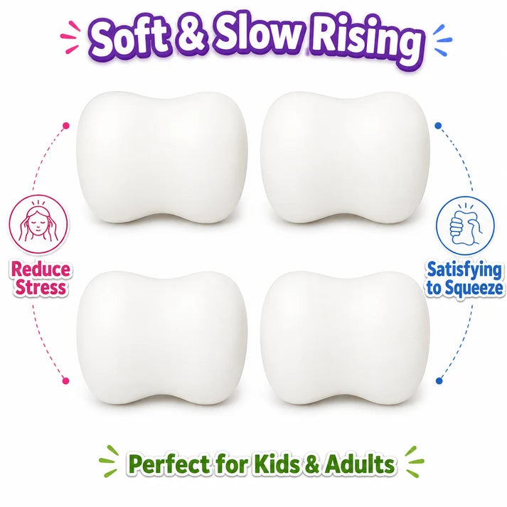 Soap Squishy Slow Rising Stress Reduce Fidget Toy for Adults - Sensory Squeeze Toy - Realistic Soap Design - Stocking Stuffer - Office Use