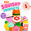 Slow Rising Jumbo Squishies Toys Set - 9 Pack Soft Kawaii Squishy Hamburger Popcorn Cake Ice Cream Donut Stress Relief Squeeze Toy for Boys and Girls